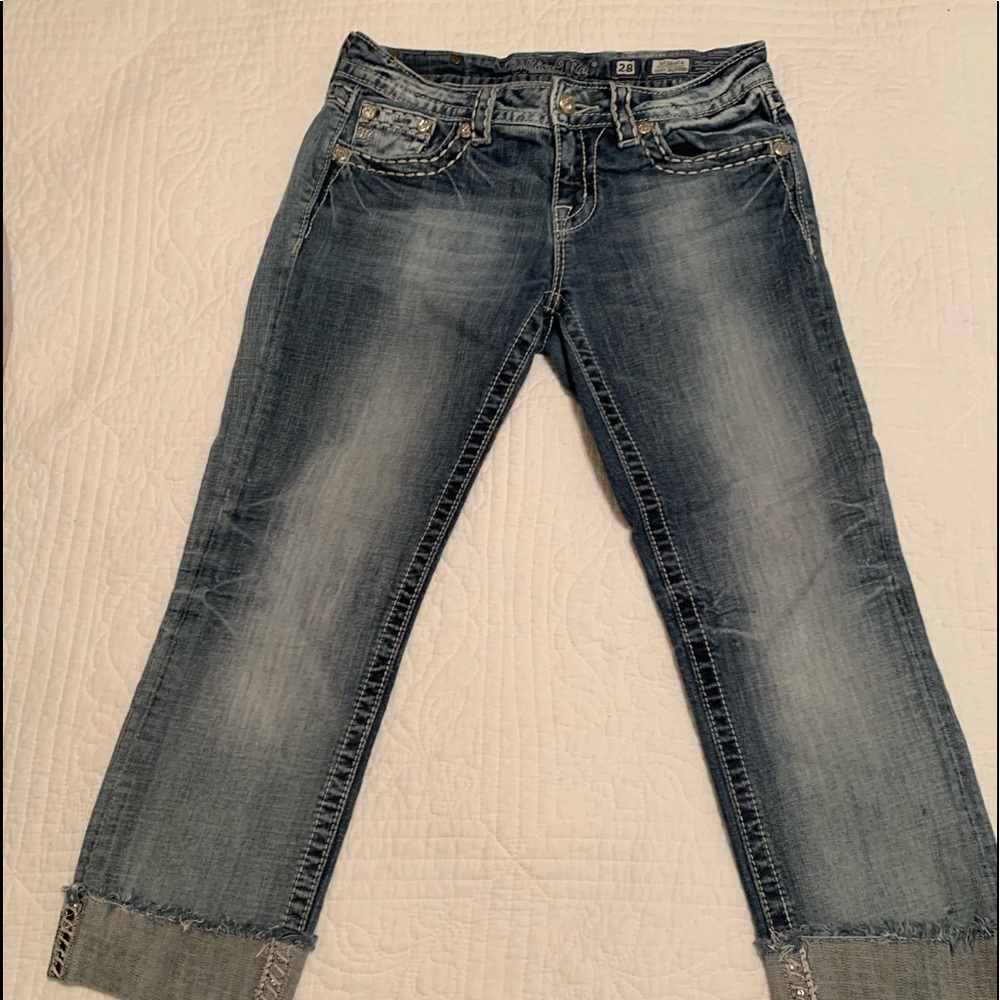 Miss Me Crop Jeans